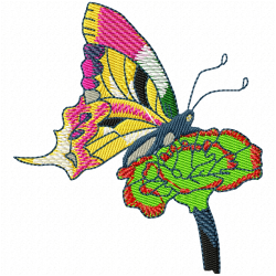 Butterfly Embroidery Design 2